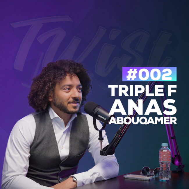 Elie Charbel in conversation with influencer Triple F on The Twist Podcast