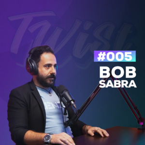Elie Charbel and Bob Sabra discussing 'The Grower' on TWIST podcast